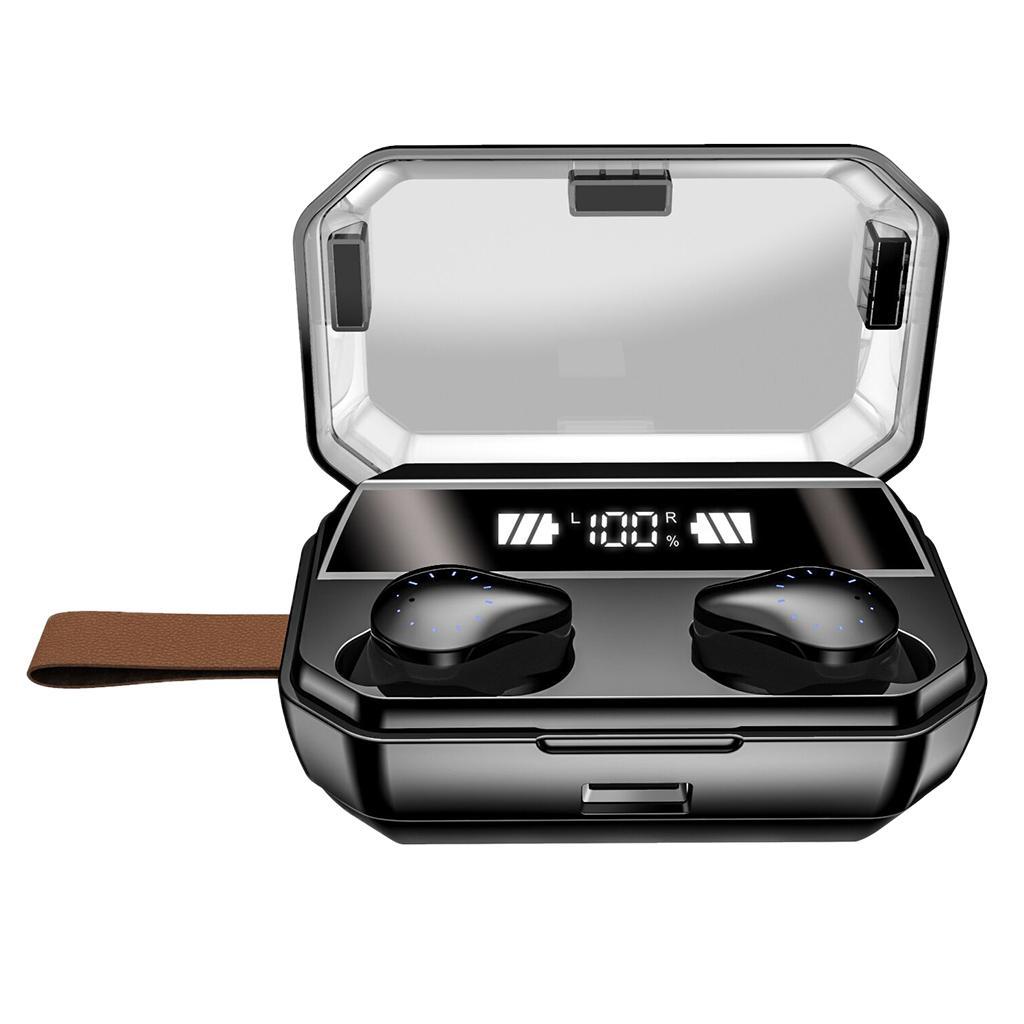 Wireless Bluetooth5.0 Earphone Sports Stereo Earbud W/ Charger Case