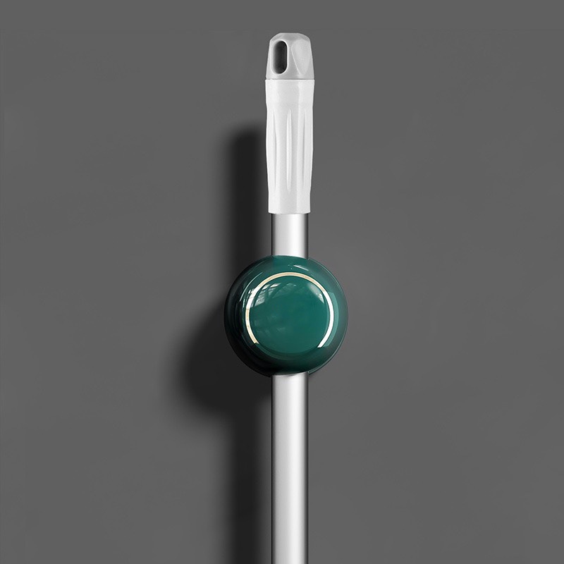 Móc treo Kẹp chổi dán tường nhà tắm, treo muỗng chảo dụng cụ nhà bếp phong cách hiện đại