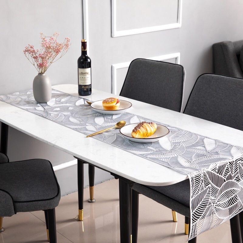 Tấm trải bàn ăn cao cấp Table runner,Khăn trải bàn ăn chống thấm cách nhiệ