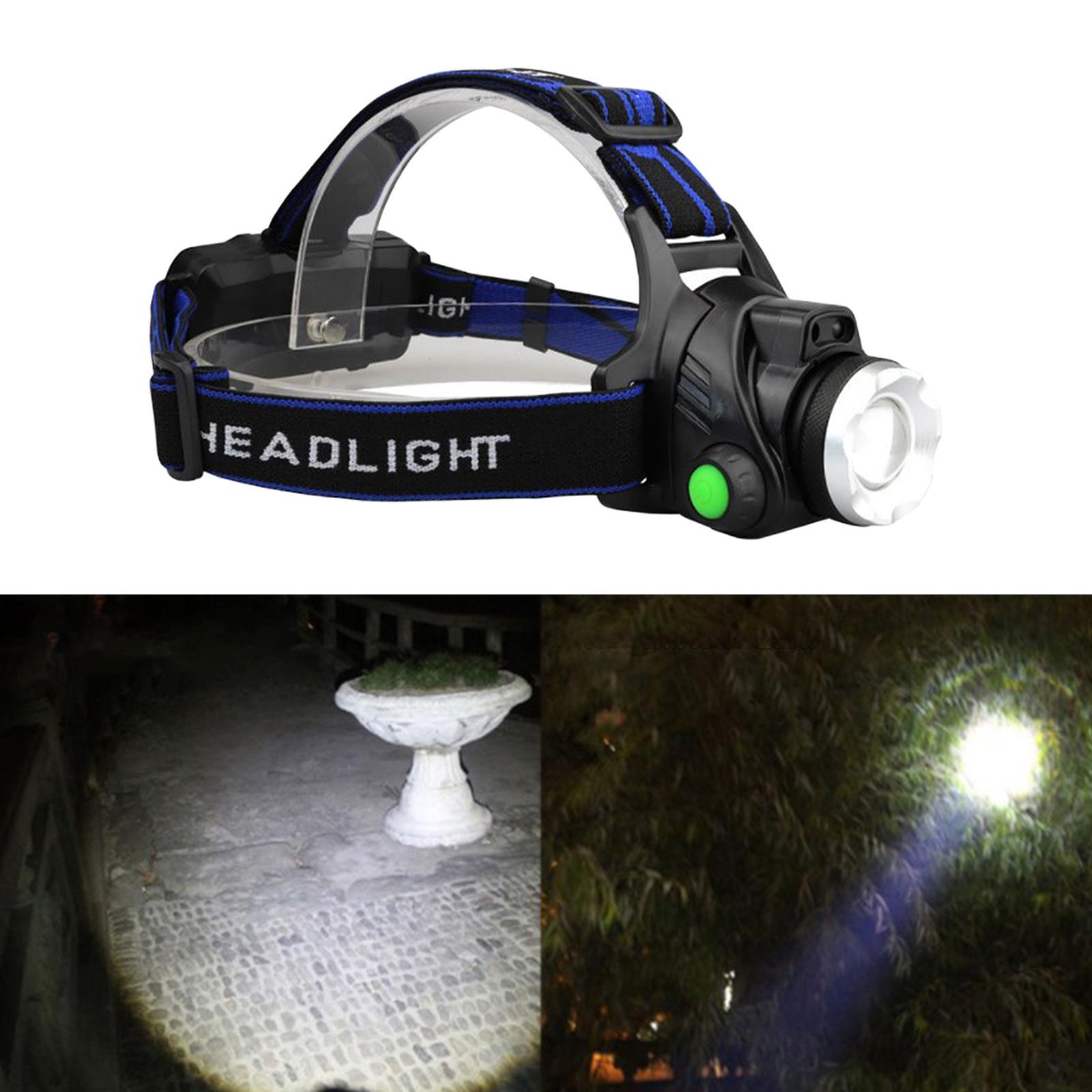 Headlamp Flashlight, Rechargeable Led Head Lamp, T6 Headlight Perfect for Camping, Hiking, Outdoors, Hunting