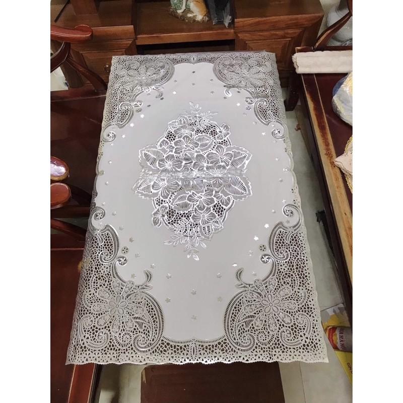 Khăn trải bàn Ren Hoa 60x100cm - HÀNG ĐẸP