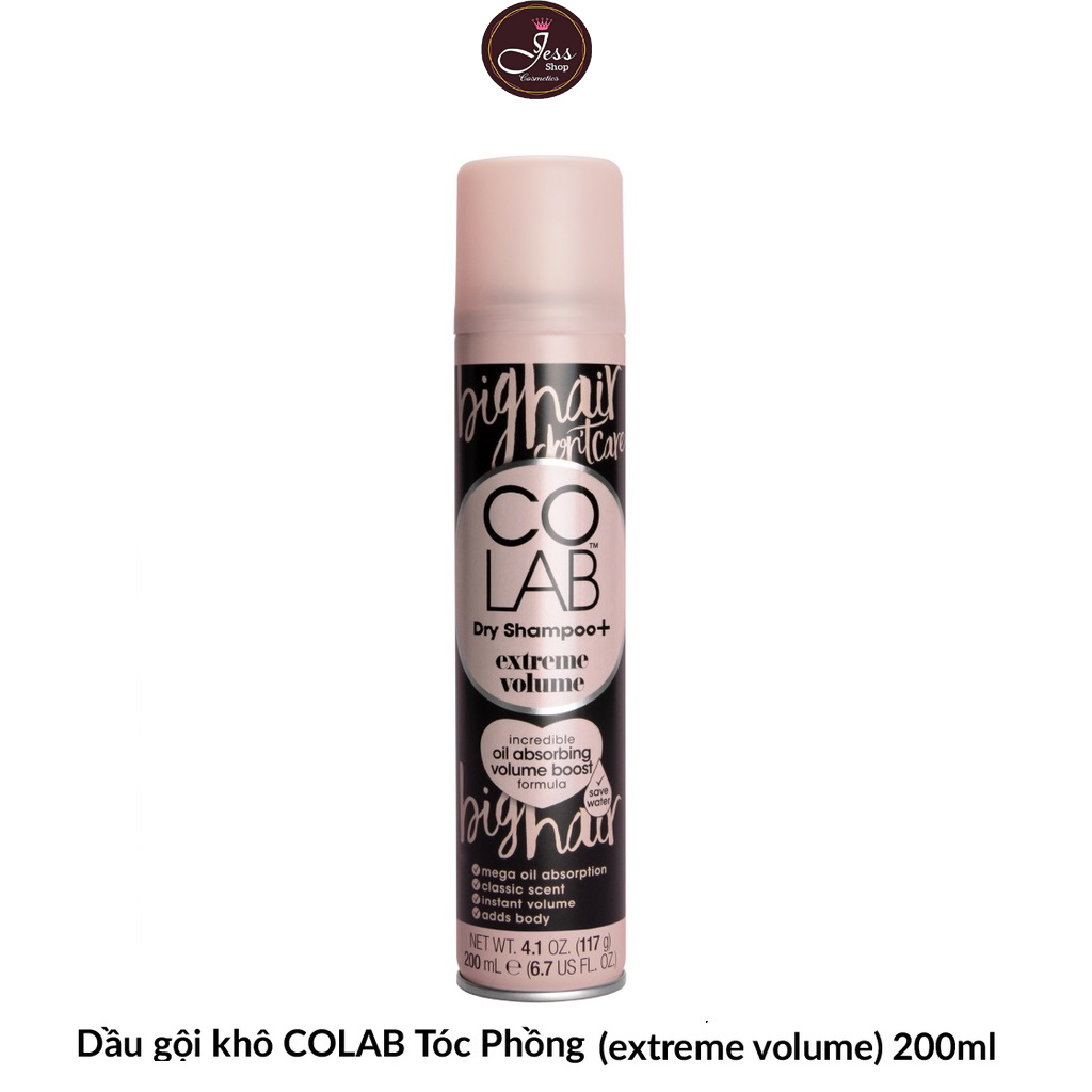 Dầu Gội Khô COLAB hương Extreme Volume 200ml