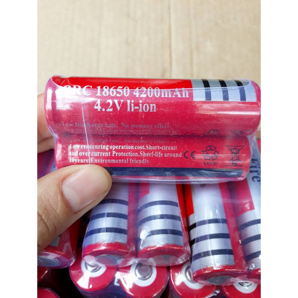 Pin 18650 như hình 2400 mah chuẩn dung lượng