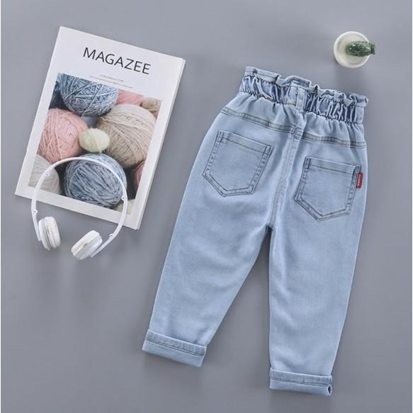 Quần bò, quần kaki dài cho bé gái siêu mềm, co giãn