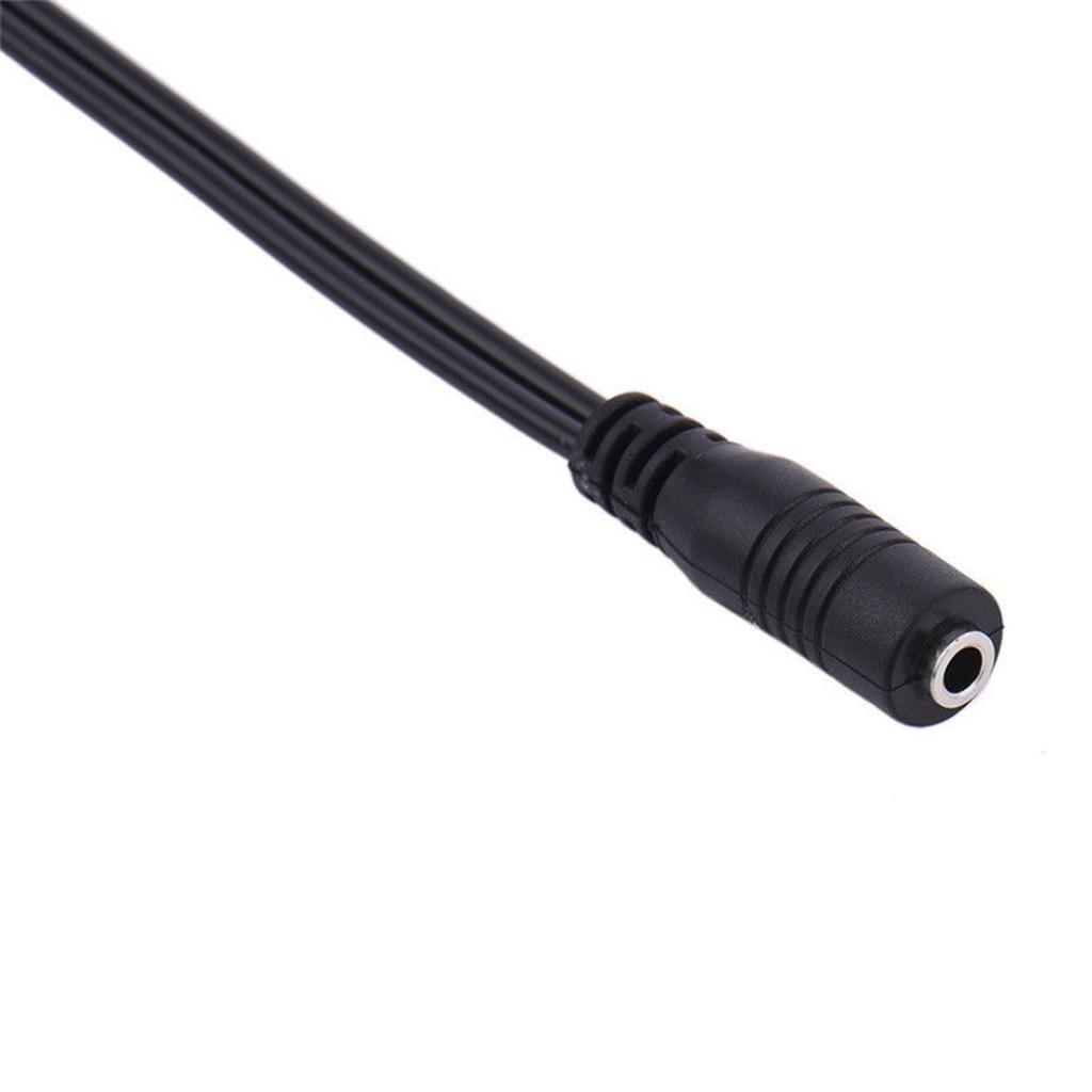 3.5mm to 2 RCA Aux Audio Cable Adapter -3.5mm Stereo Female to RCA Male AUX Auxiliary Headphone Jack Plug Y Splitter Connector Cable