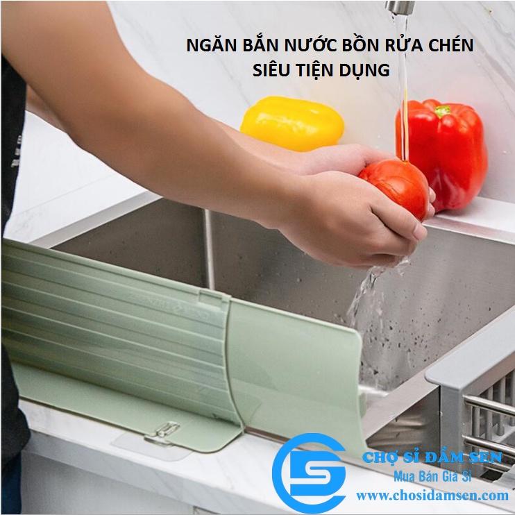 TẤM CHẮN NGĂN BẮN NƯỚC MỞ RỘNG DÙNG CHO BỒN RỬA CHÉN SIÊU TIỆN LỢI, VỆ SINH, SẠCH SẼ G234-NBNuoc-MR