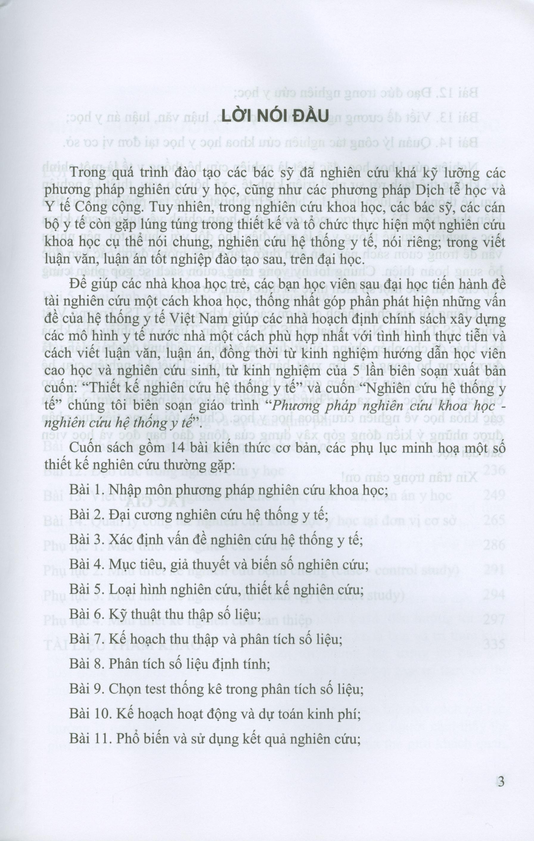 Phương Pháp Nghiên Cứu Khoa Học - Nghiên Cứu Hệ Thống Y Tế (Dùng cho học viên sau đại học)