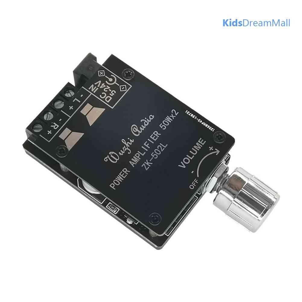 Mới Mạch Khuếch Đại Công Suất Kỹ Thuật Số ZK-502L Bluetooth-compatible 5.0