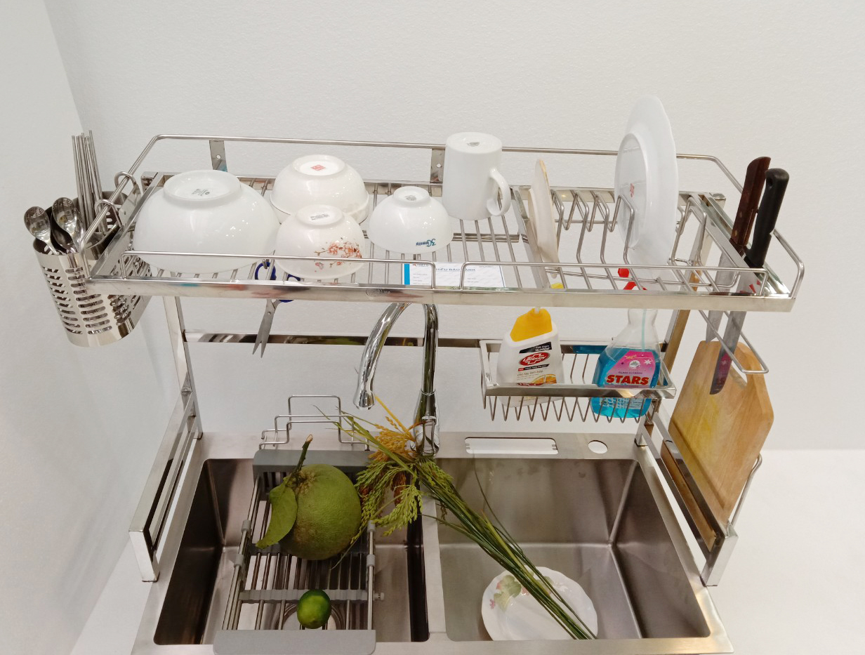 Kệ chén đa năng bồn rửa Kibath