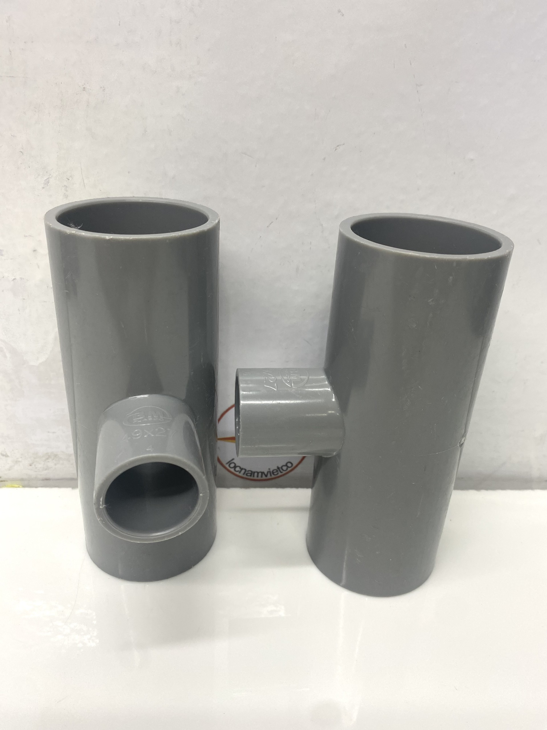 Tê giảm 49 x 27 nhựa PVC Bình Minh_T49x27