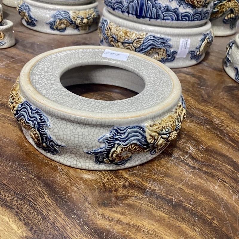 Bát hương men rạn nổi gốm sứ cao cấp Bát Tràng.