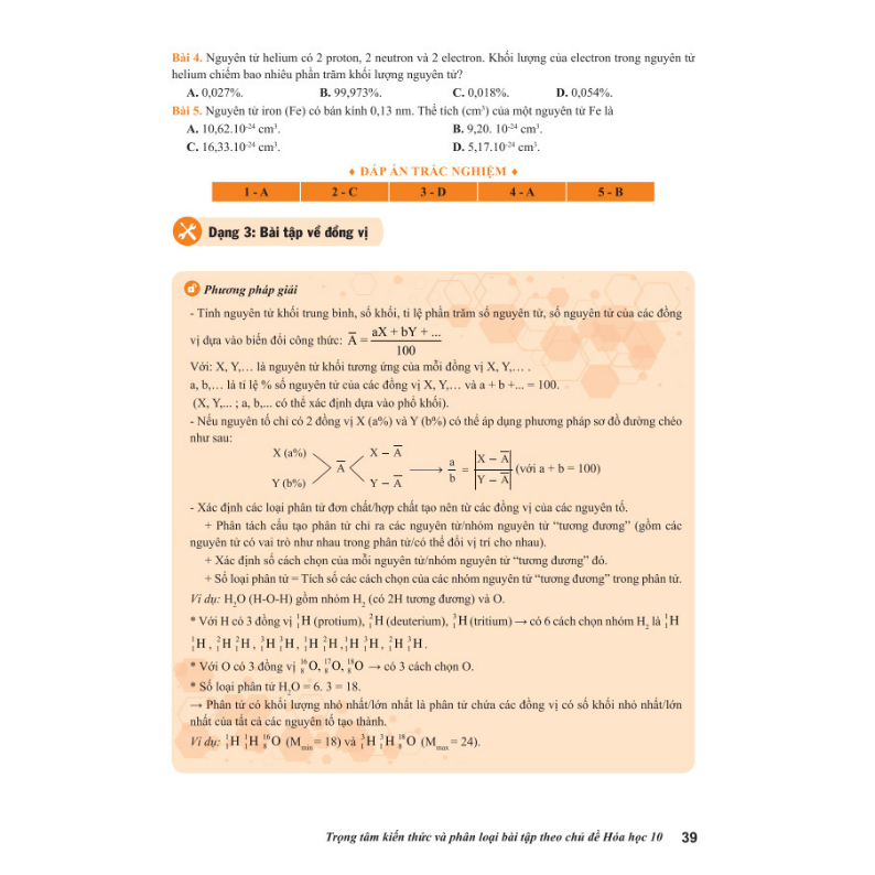 Sách - Trọng Tâm Kiến Thức Và Phân Loại Bài Tập Theo Chủ Đề Hóa Học 10 - Biên soạn theo chương trình GDPT mới