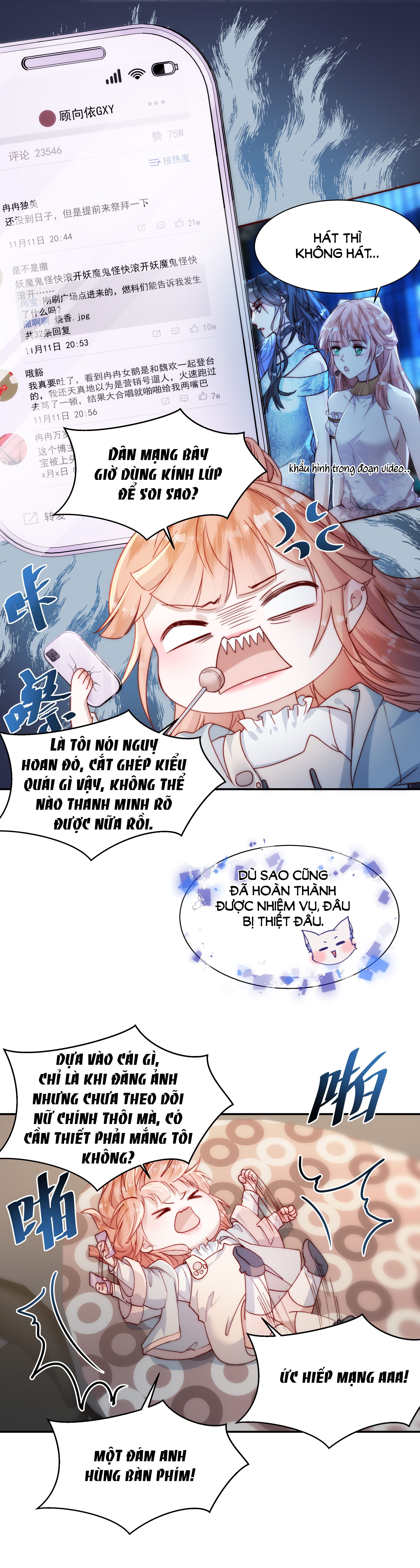 hot search phủ sóng! kẻ muốn buông xuôi như tôi nổi tiếng sau một đêm chapter 7.1 4