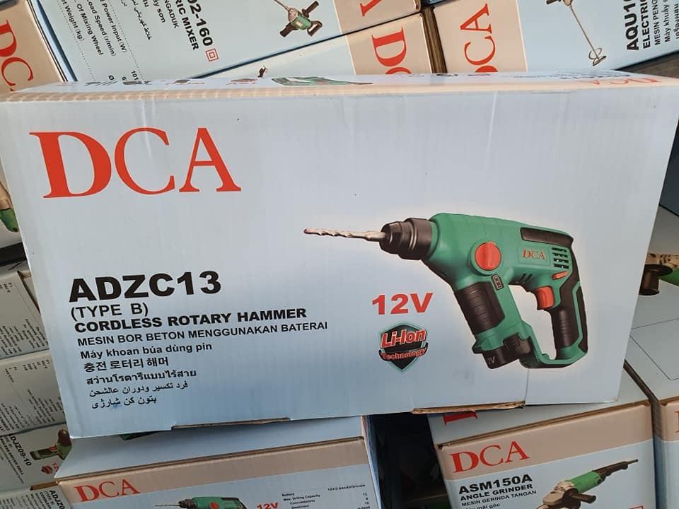 MÁY KHOAN BÊ TÔNG PIN DCA ADZC13 12V (KÈM 2 PIN 12V/2.0AH) - HÀNG CHÍNH HÃNG