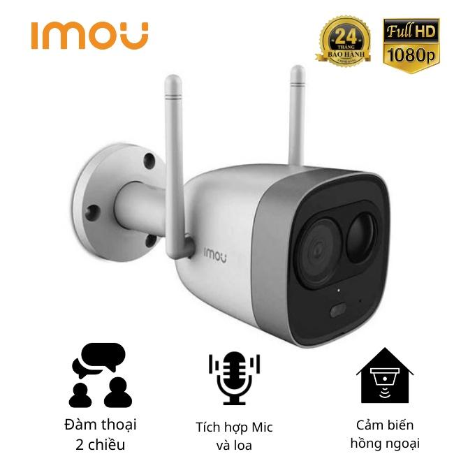 Camera Wifi Imou G26EP Ngoài Trời đàm thoại 2 chiều. Hồng ngoại thông minh, hình ảnh full HD, hỗ trợ P2P - Hàng Chính Hãng