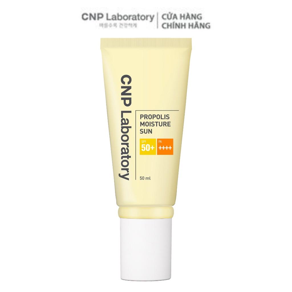 Kem chống nắng keo ong phục hồi cấp ẩm cho da hỗn hợp thiên khô CNP Propolis Moisture Sun 50ml