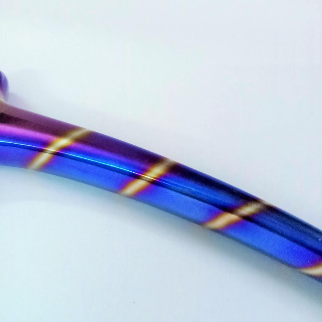 TAY THẮNG ĐÙM CHO WAVE NHỎ INOX MÀU TITAN