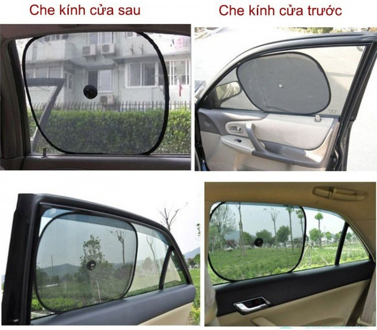Bộ 2 tấm che nắng cửa kính ô tô