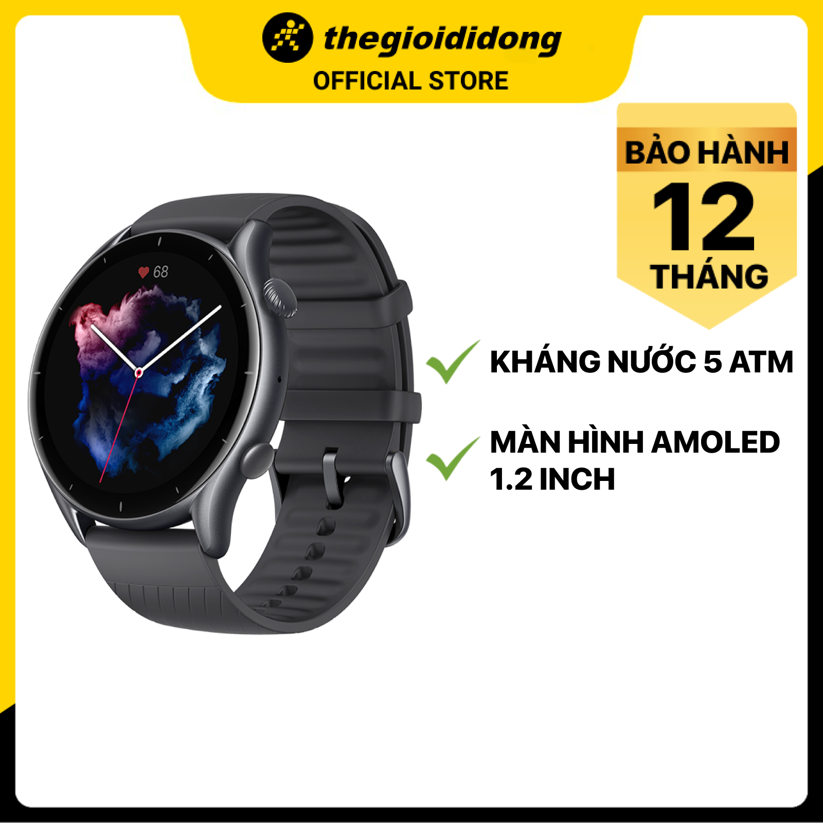 Đồng hồ thông minh Amazfit GTR 3 - Hàng chính hãng