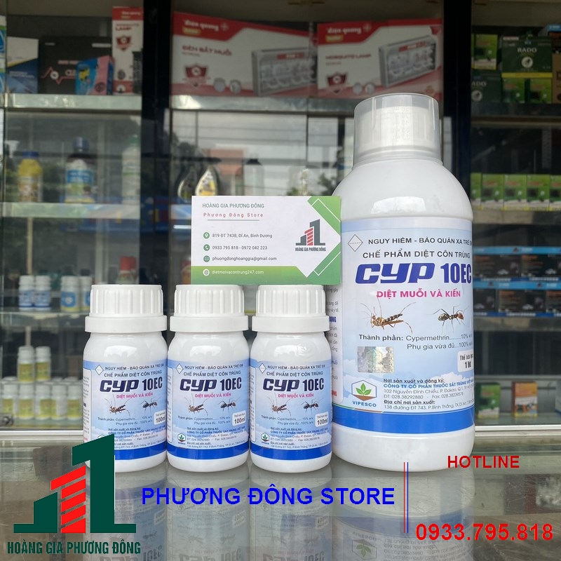 Thuốc diệt muỗi và côn trùng CYP 10EC-100ml