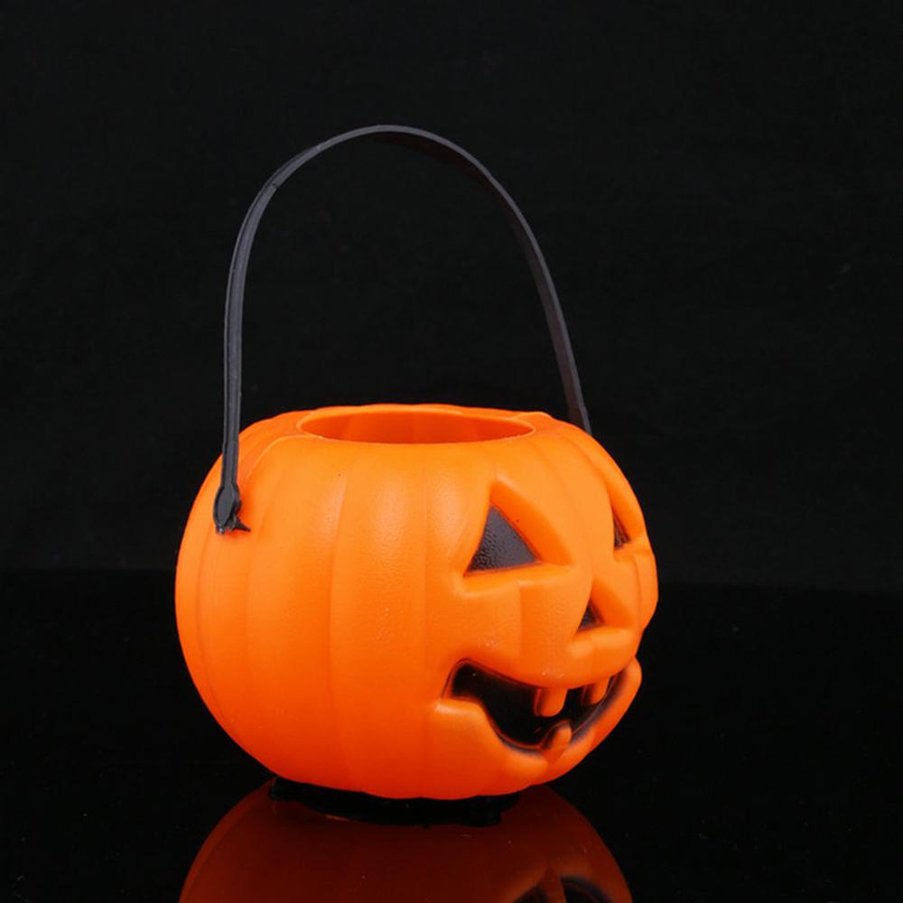 Đèn LED bí ngô Haloween cầm tay Dùng pin cho trẻ em