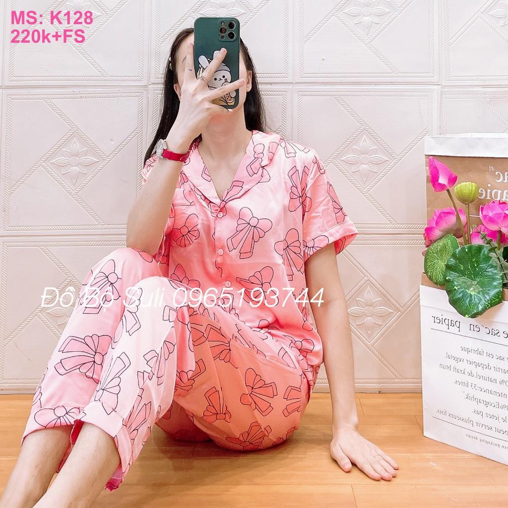 Đồ Mặc Nhà Dài Pijama Lụa Latin Nhiều Kiểu Họa Tiết - Bền, Đẹp, Dễ Thương, Chất liệu cao cấp