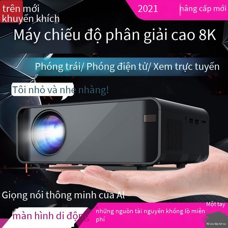 Giá thấp nhất 4K độ nét cực cao máy chiếu mới gia đình phòng ngủ ban ngày máy chiếu tường tất cả trong một văn phòng wifi thông minh 108