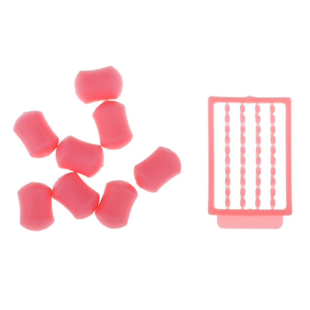 9Pcs Pop Up Soft Floating Baits Boilie Stopper Carp Fishing Lures Tool