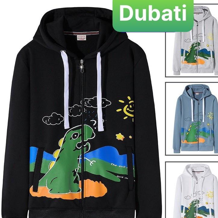 ÁO KHOÁC HOODIE NAM NỮ KHỦNG LONG DÂY KÉO SÀNH ĐIỆU CHỐNG LẠNH NẮNG, NÓNG HÈ ĐÔNG SIÊU HOT - DUBATI FASHION