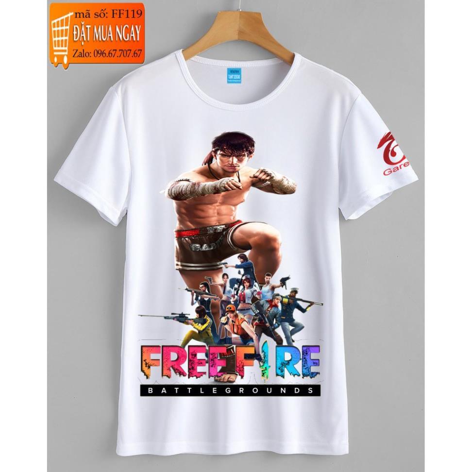 Áo thun game free fire độc đẹp giá rẻ