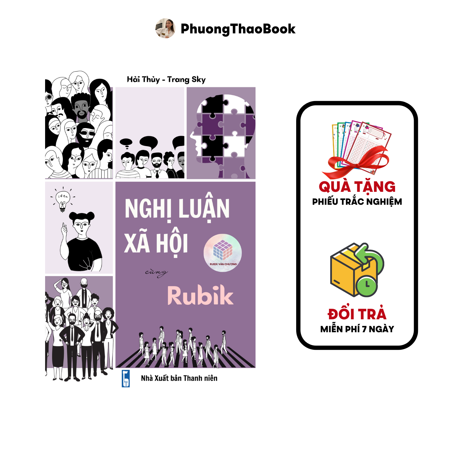 Sách - Nghị Luận Xã Hội Cùng Rubik
