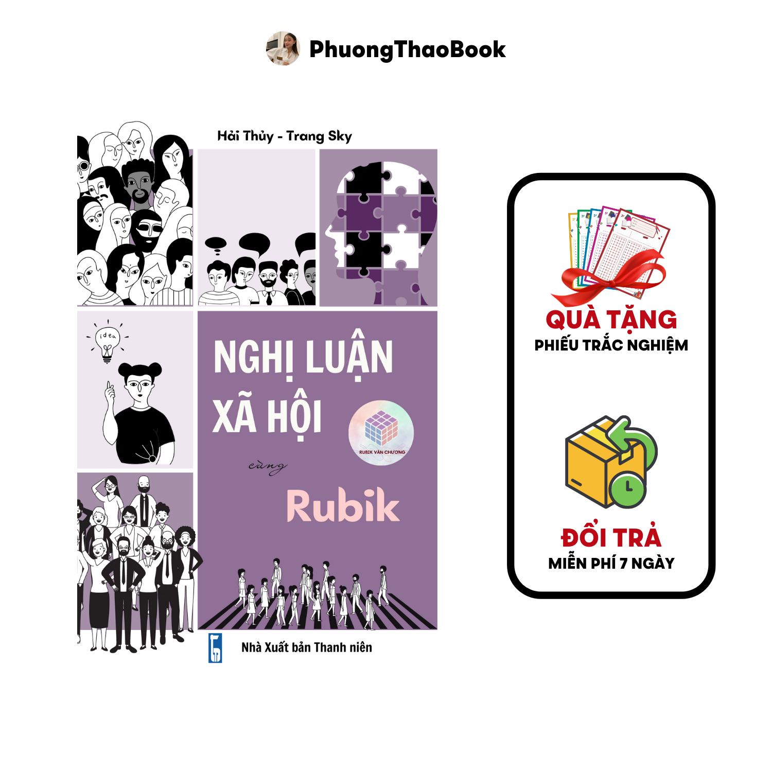 Sách - Nghị Luận Xã Hội Cùng Rubik (Văn Chương)