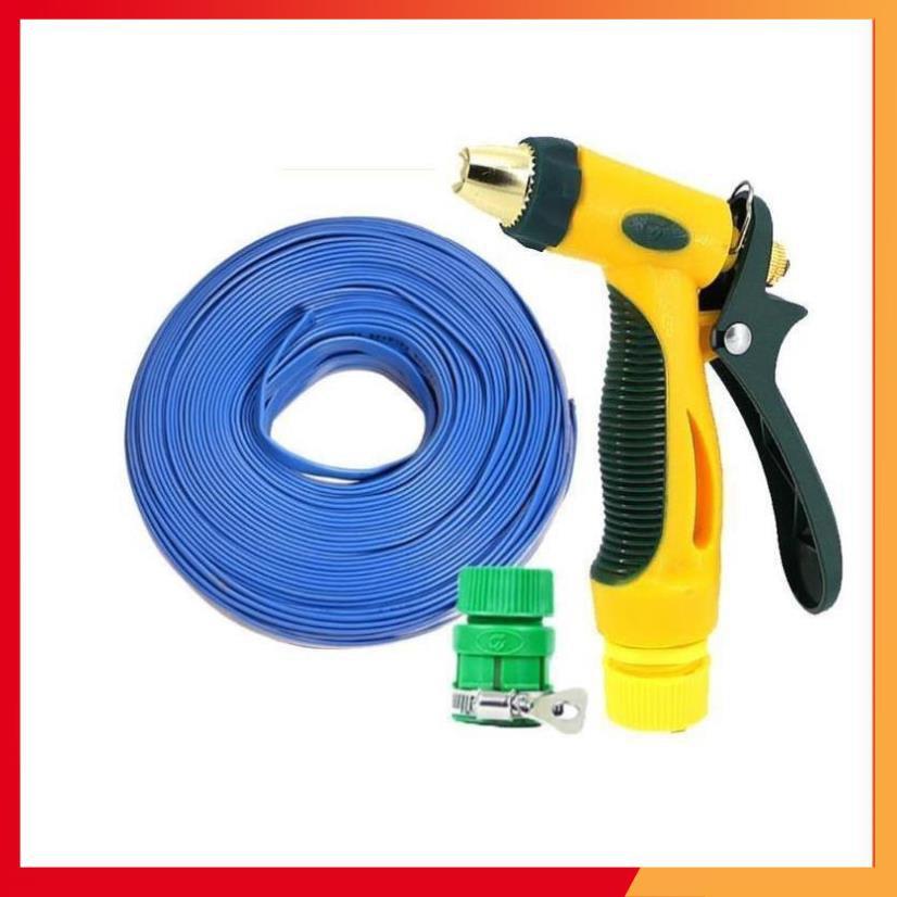 Bộ dây vòi xịt nước rửa xe,tưới cây tăng áp 3 lần 15M 206317