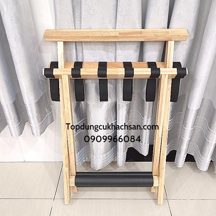 Giá/Kệ Để Hành Lý Khách Sạn Gỗ Xếp Gọn