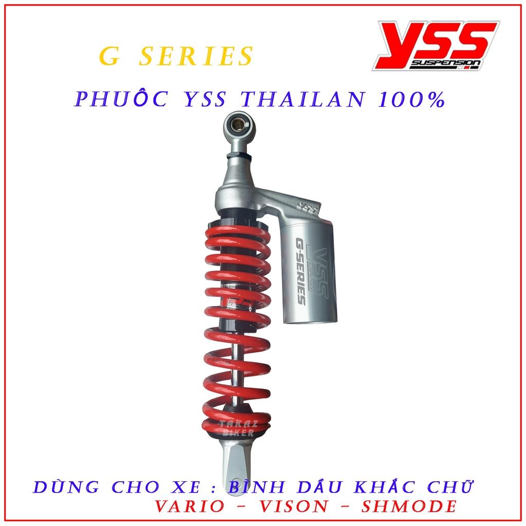 PHUỘC YSS G-SPORT SMOOTH Click-Vario-Vision-Lead-Acruzo-Janus-SH Mode SMOOTH ( Lò xo Đỏ ) tặng kèm lò xo phụ ( mềm hơn )