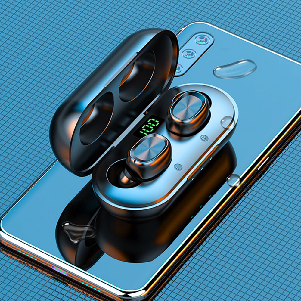 Tai Nghe Nhét Tai Không Dây TWS Bluetooth 5.0 Với Mic Nhấc Tai Nghe Ghép Nối Tự Động