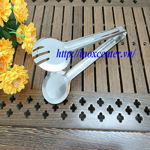 KẸP GẮP THỰC PHẨM INOX HÌNH TRÒN CÓ RĂNG