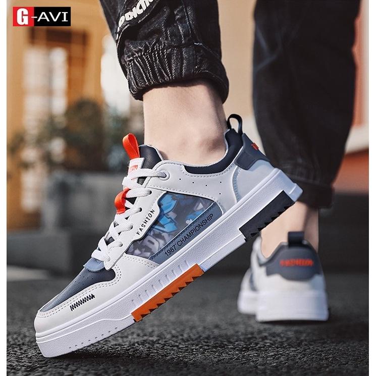 Giày sneaker nam mẫu mới kiểu dáng trẻ trung phong cách cá tính mẫu hot trend 2023 mã 007