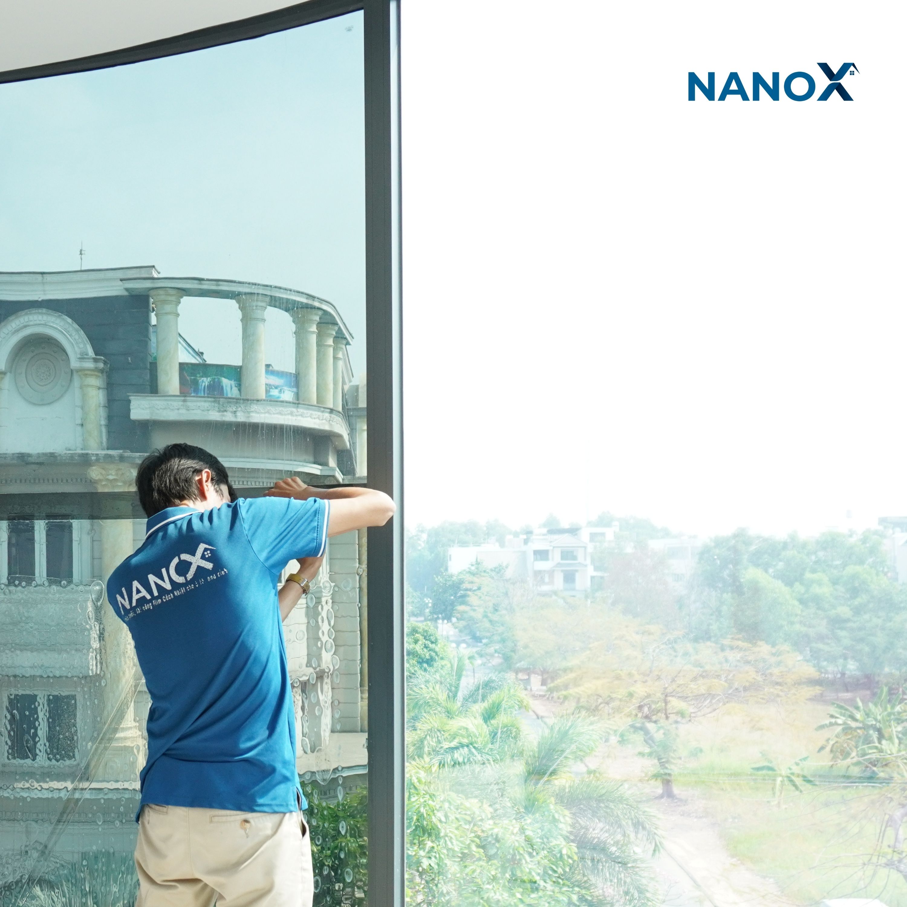 Phim cách nhiệt dán kính NanoX B60 chống nắng nóng &amp; chống UV mạnh mẽ