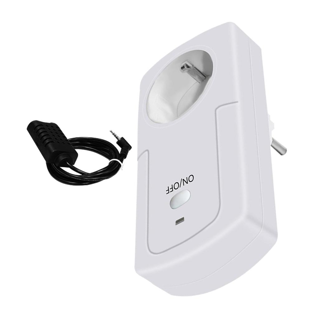 WIFI Nhiệt Độ Độ Ẩm ỨNG DỤNG Điều Khiển từ xa Thời Gian Ổ Cắm Phích Cắm CHÂU ÂU