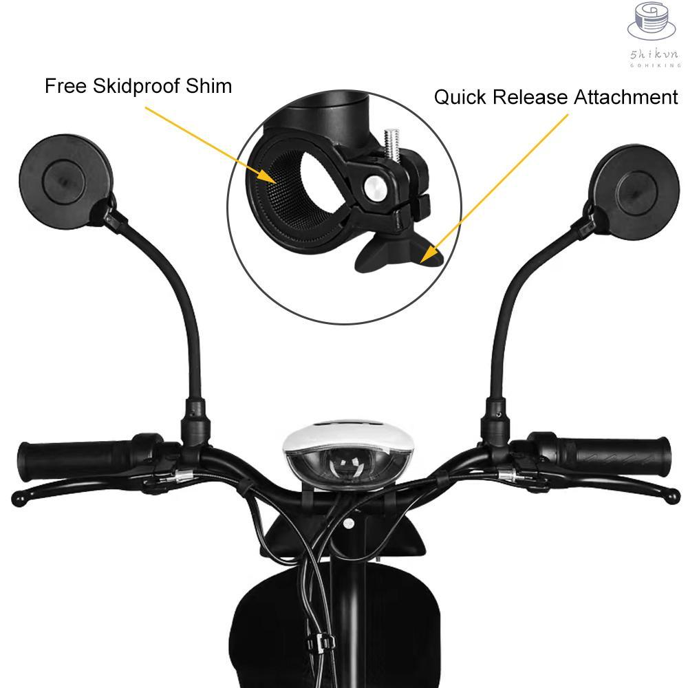 Gương chiếu hậu gắn tay cầm xe đạp