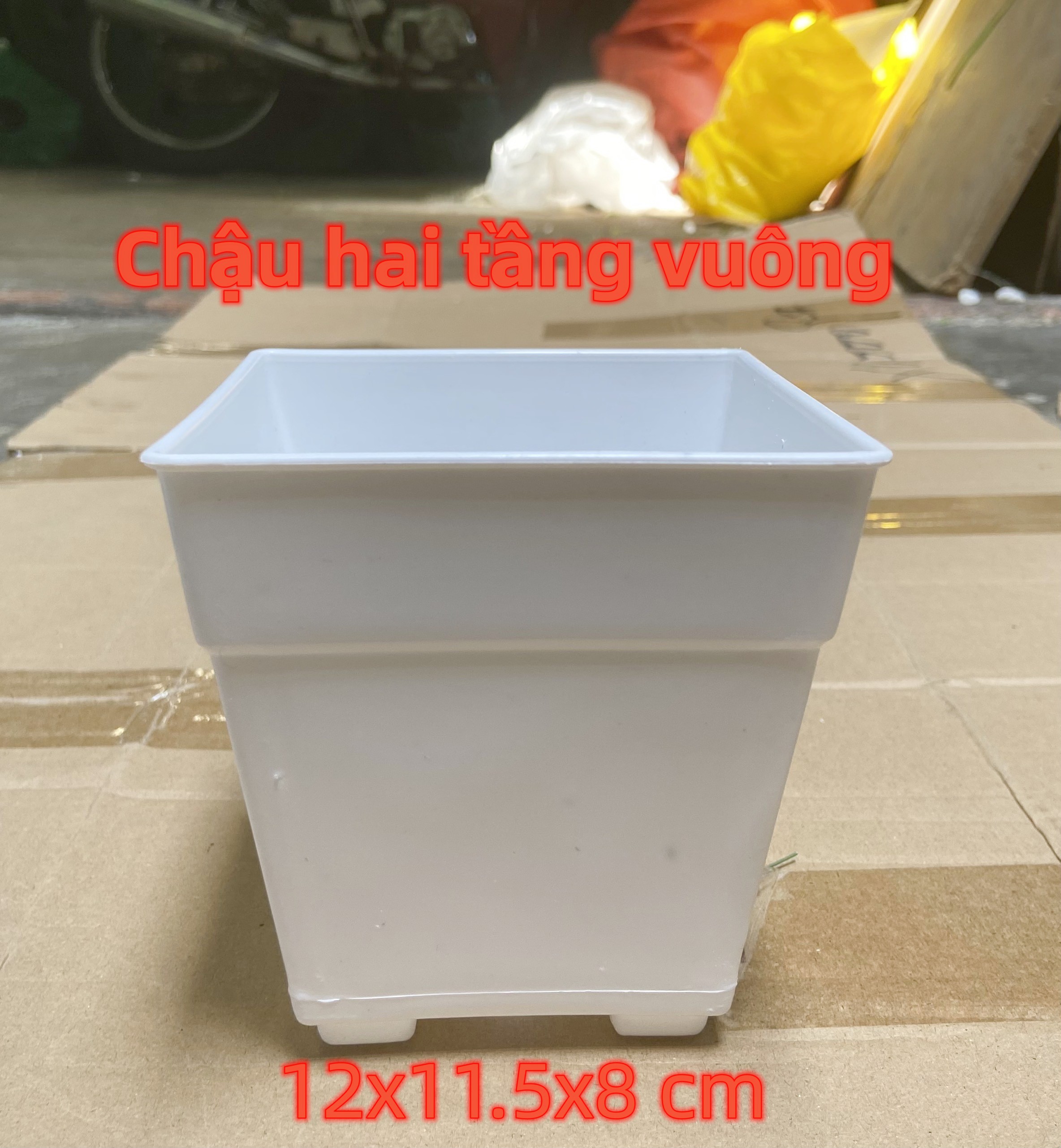 Chậu nhựa trồng cây - Cây giả, cây decor - chậu cây giả decor