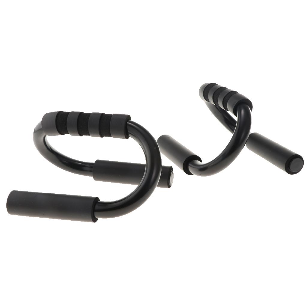 Ab Wheel Roller Fitness Workout Equipment Push Up Bar Chest Arm Muscle Trainer