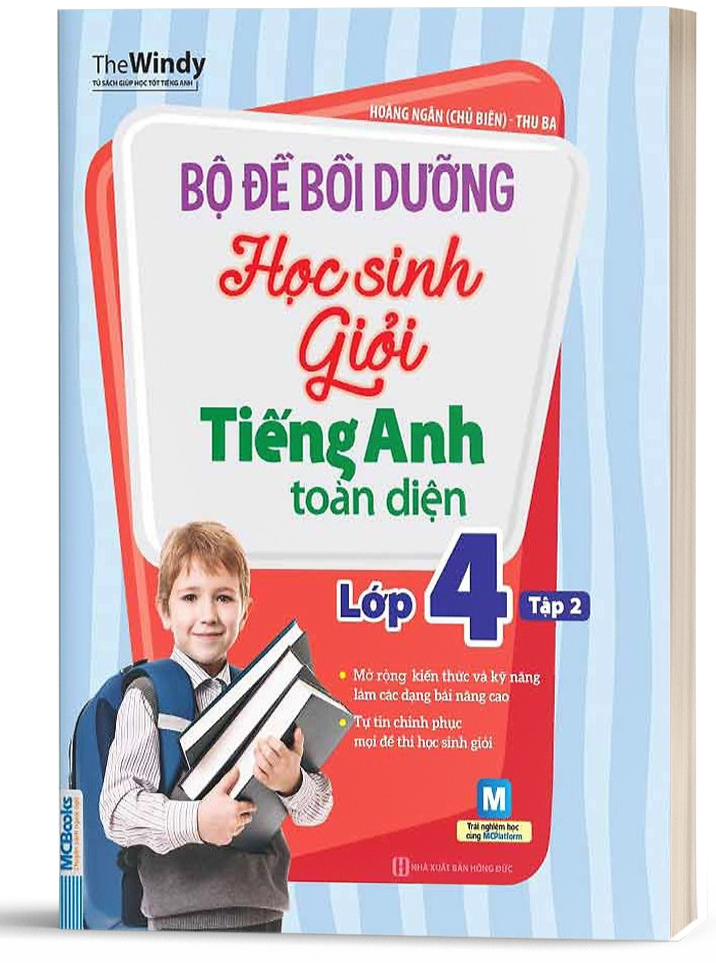 Combo 2 Tập Bộ Đề Bồi Dưỡng Học Sinh Giỏi Tiếng Anh Toàn Diện Lớp 4 & Tập 2 - Bản Quyền