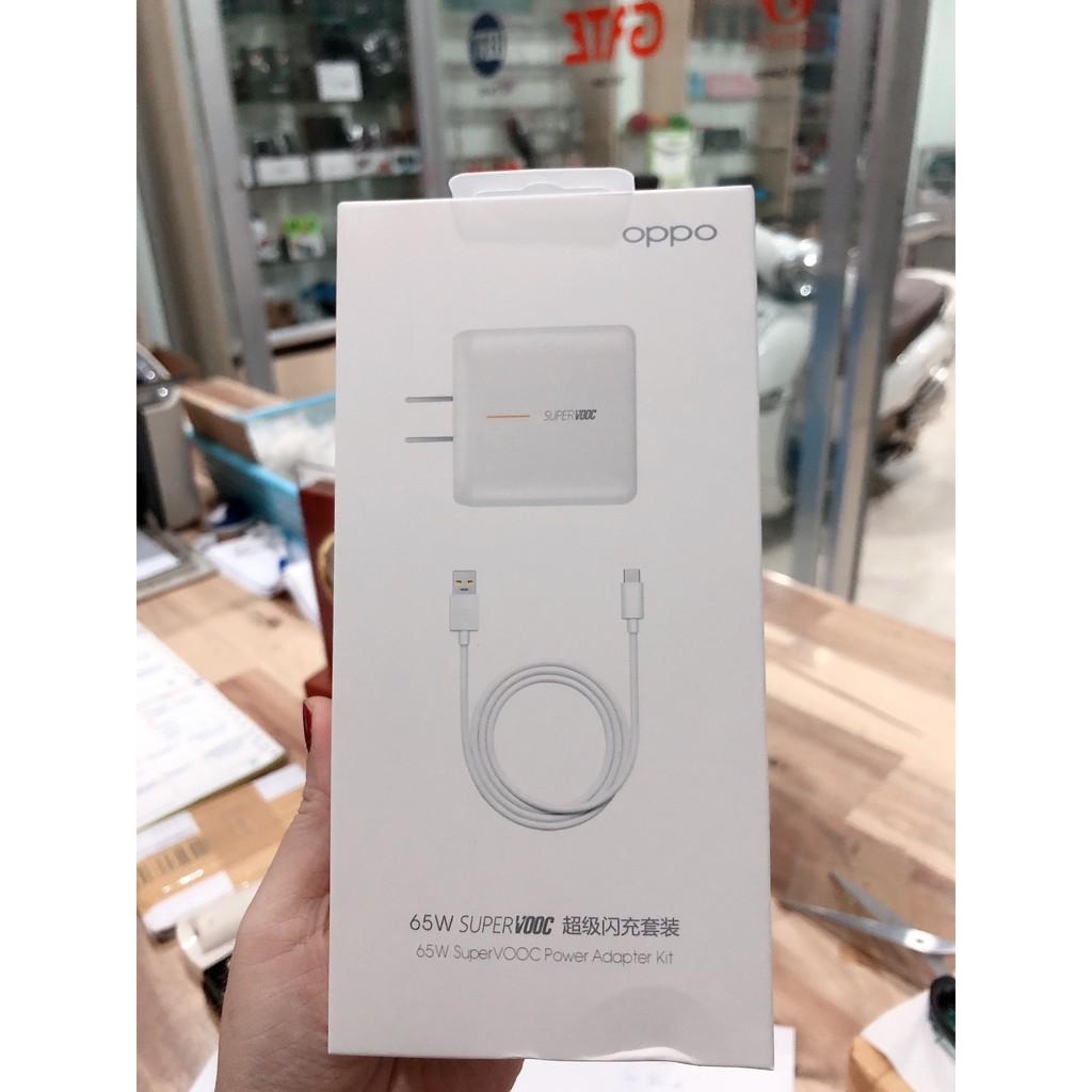 Bộ Sạc Nhanh 65W Super Vooc Dành Cho điện thoại Oppo - Hàng Chính Hãng