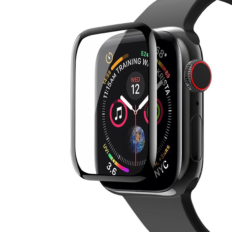 Kính cường lực bảo vệ mặt đồng hồ dành cho Apple watch size 38mm 40mm 42mm 44mm