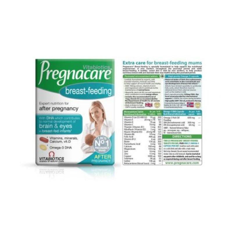 Vitamin tổng hợp sau sinh Pregnacare Breast-feeding