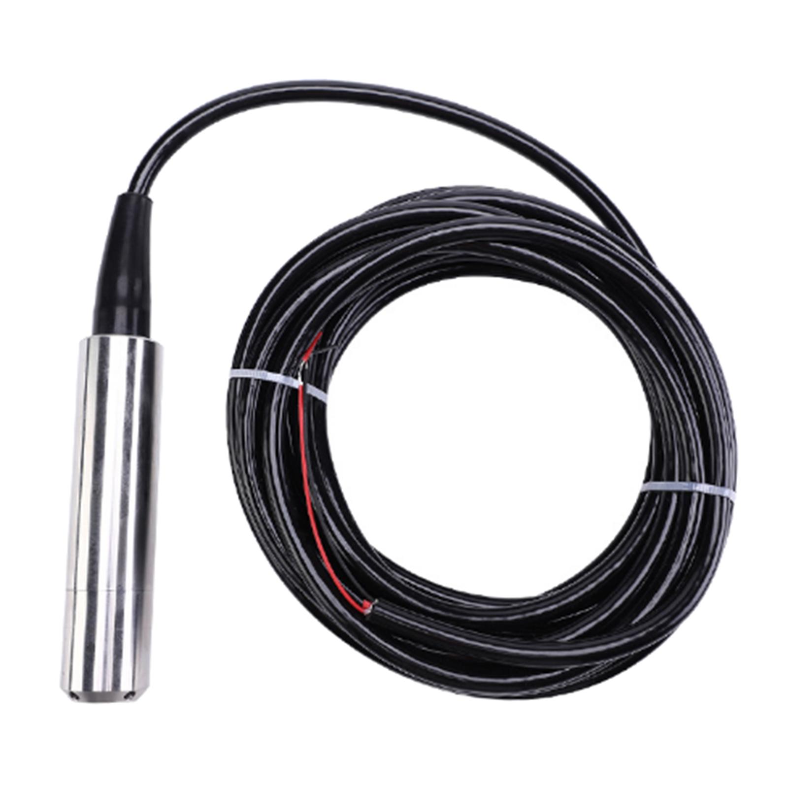 Submersible 5m Water Level Transmitter Sensor with Stainless Steel Probe