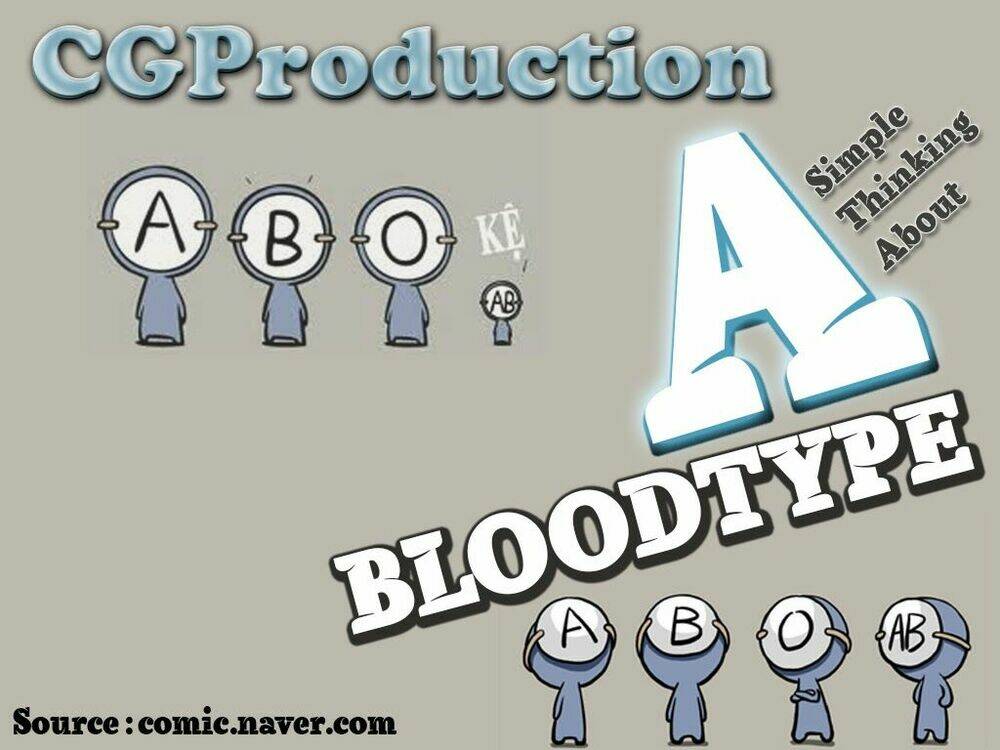 a simple thinking about bloodtype chapter 4 7