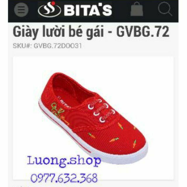 Giày vải Bitas bé gái